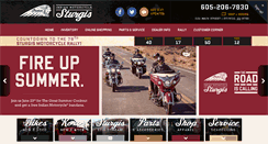 Desktop Screenshot of indianmotorcyclesturgis.com